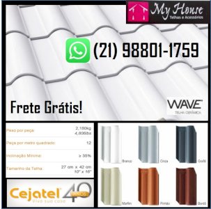 Telha Esmaltada * R$2,15 * Frete Grátis * 21 98801-1759