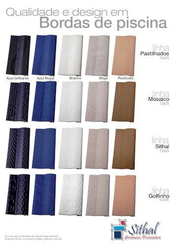 Borda de Piscina (12 x 25 cm )