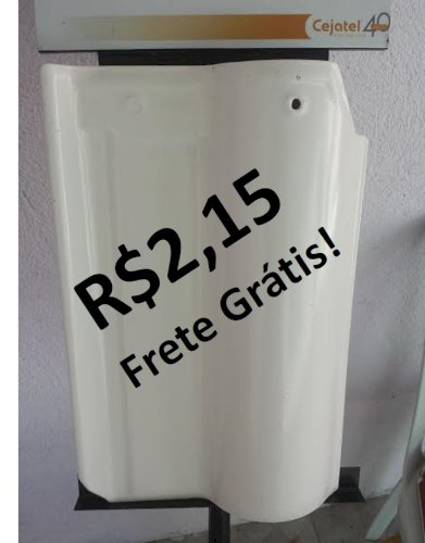 Telha Esmaltada * R$2,15 * Frete Grátis * 21 98801-1759
