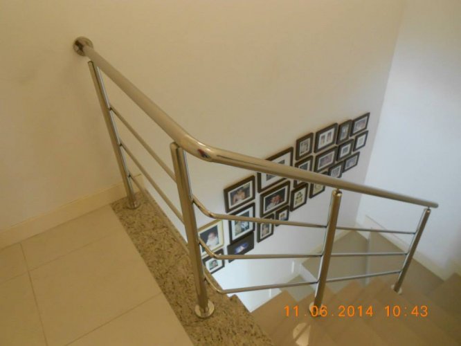 Corrimão e Guarda Corpo em Aço inox 304