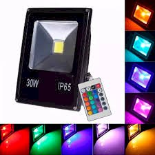 Refletores de LED brancos ou coloridos