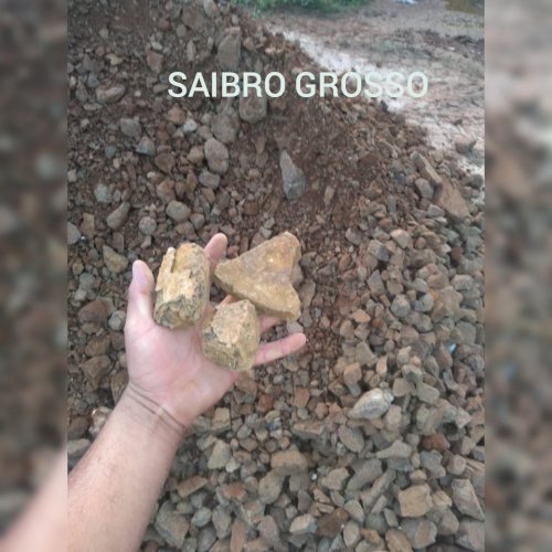 Saibro , Pedrisco , Pedra Branca jardim 