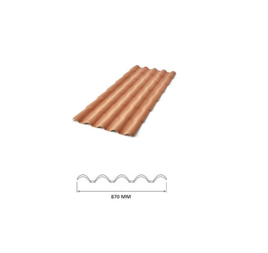 Telha Ecológica de PVC - 2,30X0,88