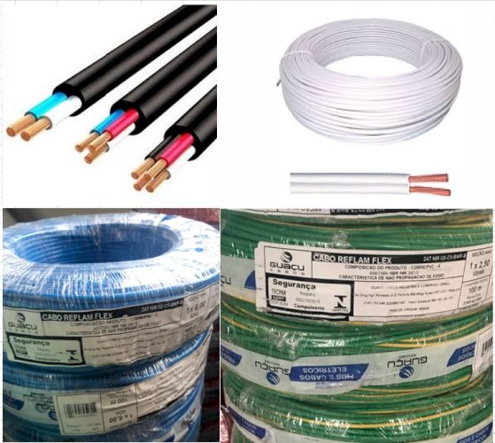 CABO FLEXIVEL / FIO ELÉTRICO DE COBRE 1,5MM 