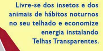 Telha Romana Transparente em Pet Injetada