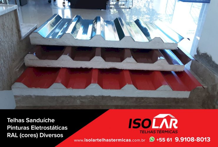 TELHAS TERMOACÚSTICAS, TELHAS SANDUÍCHE, TELHAS SEMI-SANDUICHE, ISOLAR TELHAS TÉRMICAS 