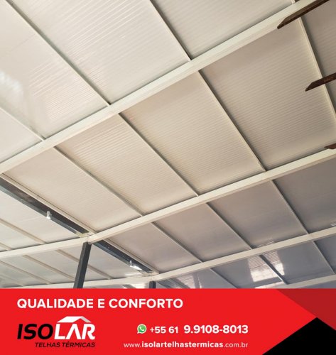 TELHAS TERMOACÚSTICAS, TELHAS SANDUÍCHE, TELHAS SEMI-SANDUICHE, ISOLAR TELHAS TÉRMICAS 