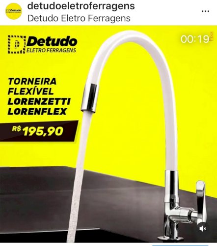 LINDAS TORNEIRAS EM PROMOÇÃO