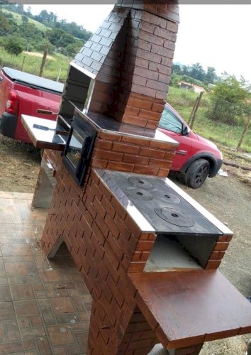 Churrasqueira forno e fogão 