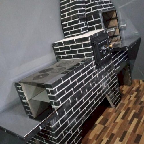 Churrasqueira forno e fogão 