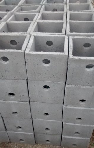 Caixa concreto com tampa