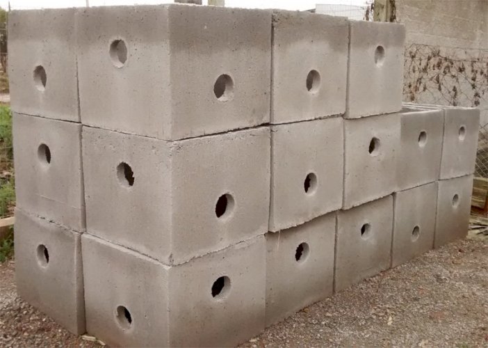 Caixa concreto com tampa