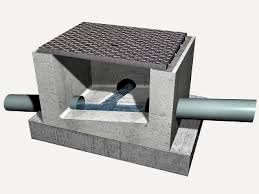 Caixa concreto com tampa