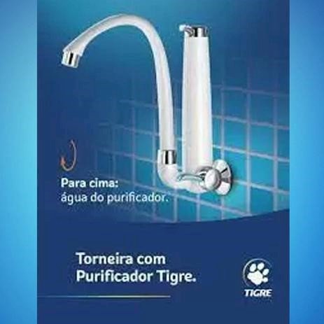 Purificador de água com torneira de parede - Tigre