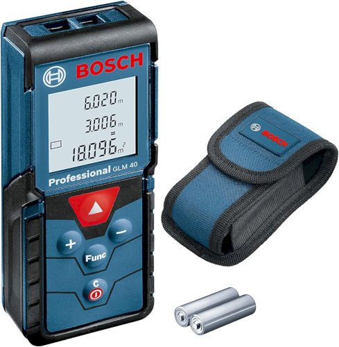 Trena Laser Bosch GLM 40 com bolsa protetora